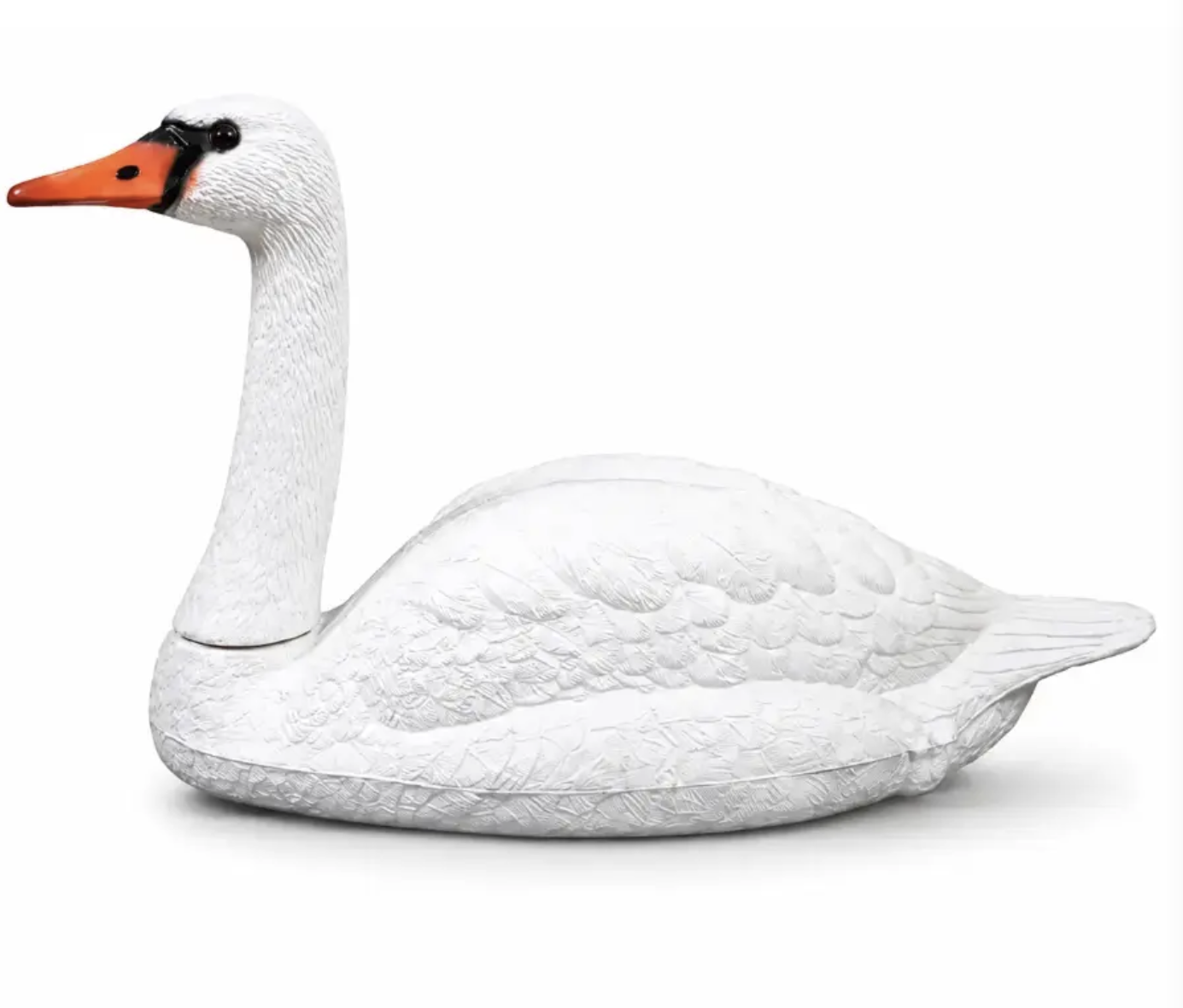 Floating White Mute Swan Decoy — Iku Koi Kichi